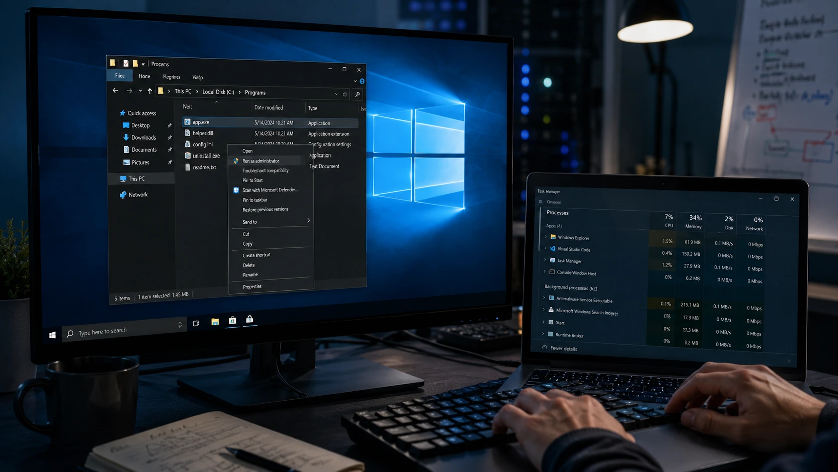 Mengenal File EXE dan Cara Windows Menjalankan Program